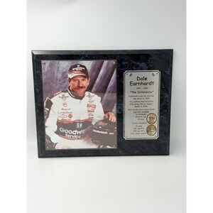 Dale Earnhardt The Intimidator Memorial Plaque NASCAR Racing Tribute Wall Decor